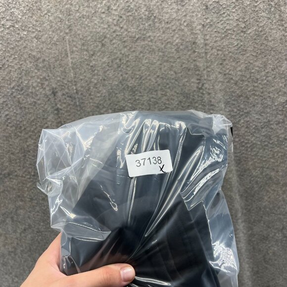 Puma Shorts Mens XL Black White Elastic Waist Spell Out Logo Extra Large Fleece - Picture 4 of 10